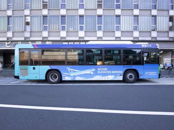 第12回東京屋外広告コンクール　受賞作品「go Korean GO FOR ELEVATED SERVICE」